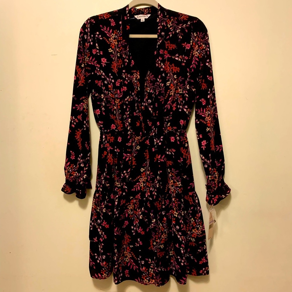 Nanette Lepore Long-Sleeve Floral Dress